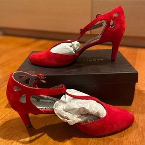 Adrienne Vittadini Red Prima Heel
